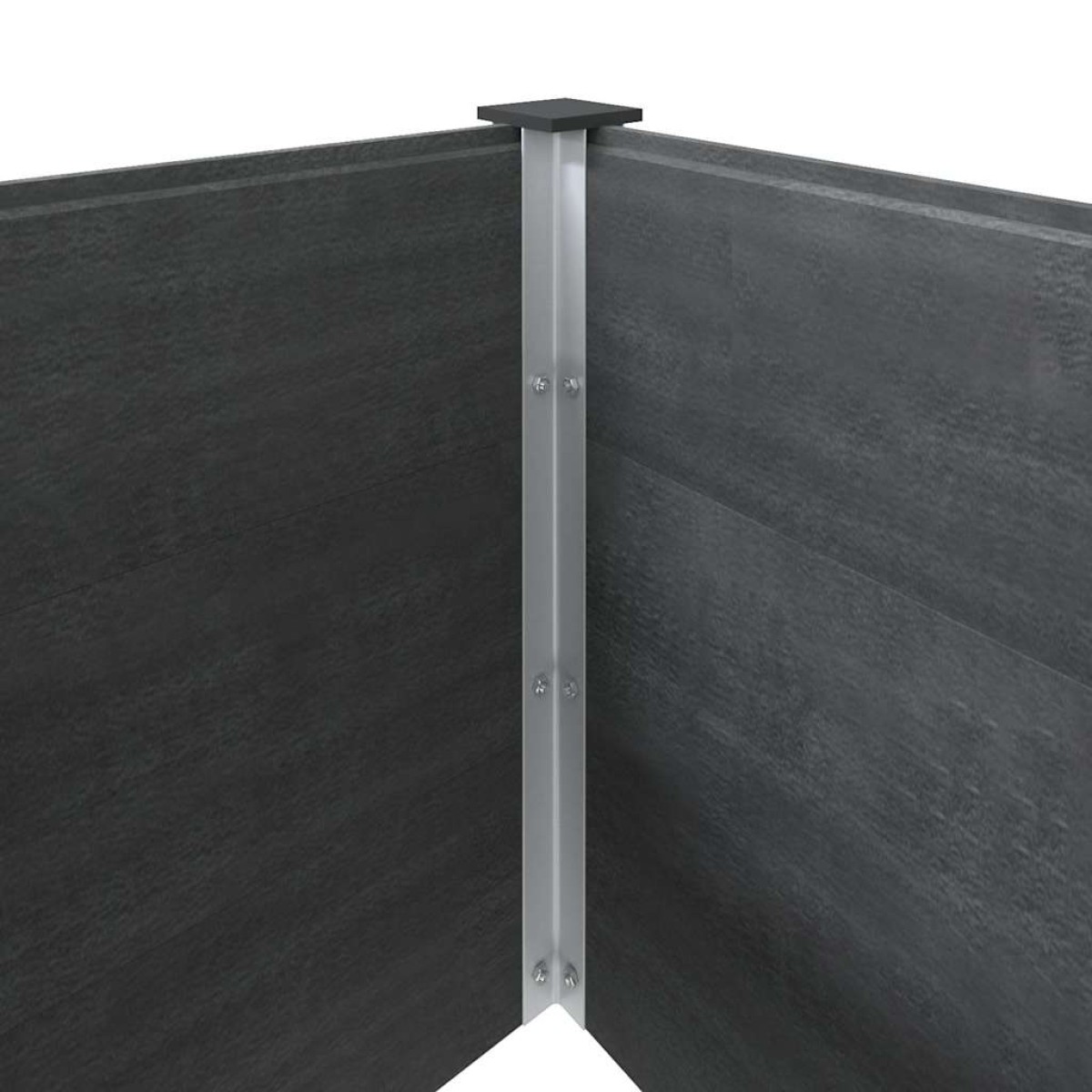 vidaXL Ζαρντινιέρα Υπερυψωμένη Γκρι 200 x 50 x 54 εκ. από WPC