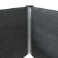 vidaXL Ζαρντινιέρα Υπερυψωμένη Γκρι 200 x 50 x 54 εκ. από WPC