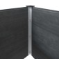 vidaXL Ζαρντινιέρα Υπερυψωμένη Γκρι 200 x 100 x 54 εκ. από WPC
