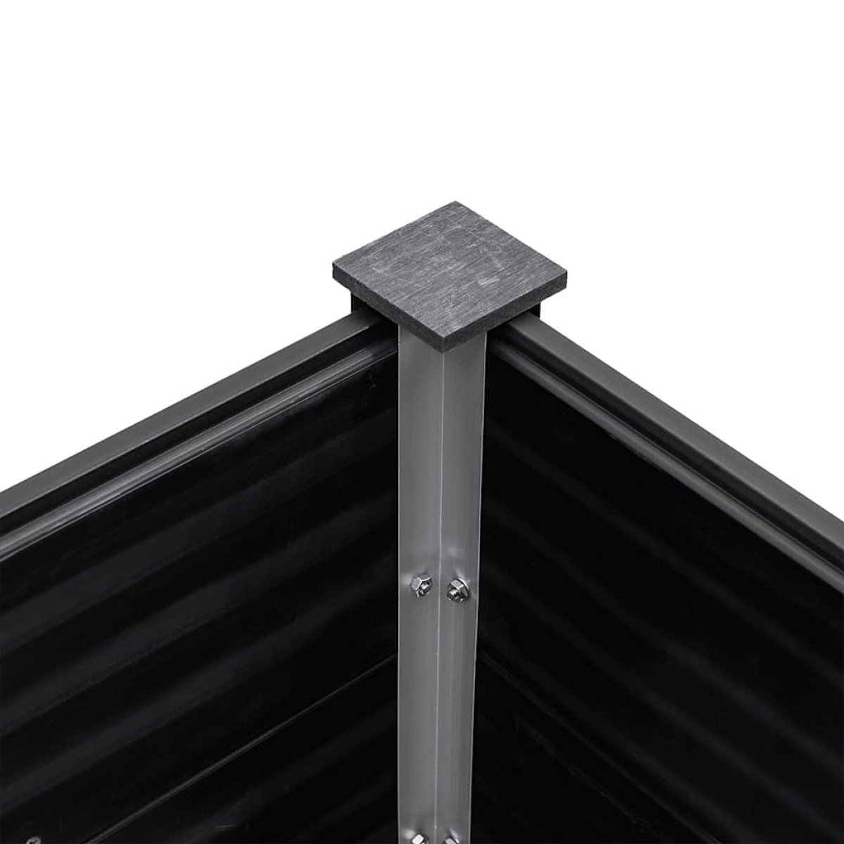 vidaXL Ζαρντινιέρα Κήπου Υπερυψωμένη Γκρι 300 x 50 x 91 εκ. από WPC