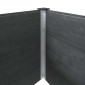 vidaXL Ζαρντινιέρα Κήπου Υπερυψωμένη Γκρι 300 x 50 x 91 εκ. από WPC