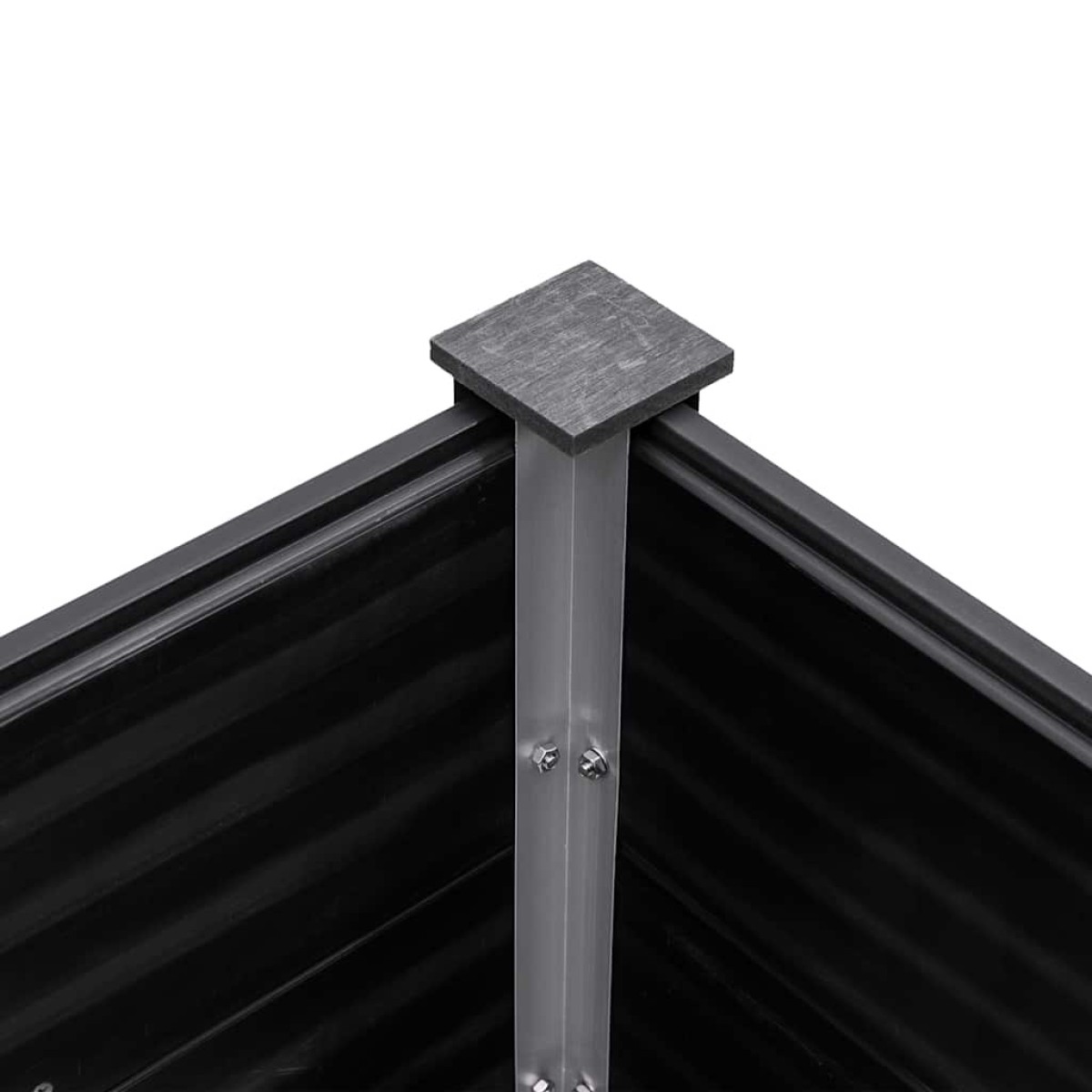 vidaXL Ζαρντινιέρα Κήπου Υπερυψωμένη Γκρι 300 x 100 x 54 εκ. από WPC