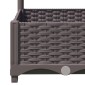 vidaXL Ζαρντινιέρα Κήπου με Καφασωτό Καφέ 80 x 40 x 121,5 εκ. από PP