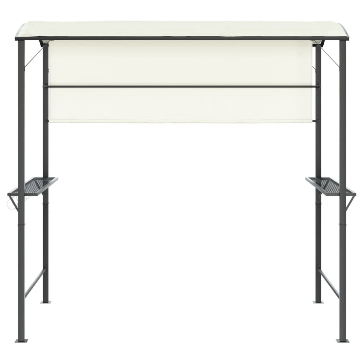 vidaXL Κιόσκι με Οροφή Κρεμ 220 x 110 x 200 εκ.
