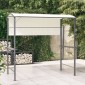 vidaXL Κιόσκι με Οροφή Κρεμ 220 x 110 x 200 εκ.