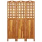vidaXL Διαχωριστικό Χώρου με 3 Πάνελ 121,5x2x180εκ. Μασίφ Ξύλο Ακακίας