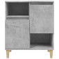 vidaXL Ντουλάπια 2 τεμ. Γκρι Σκυροδέματος 60x35x70 εκ. Επεξεργ. Ξύλο
