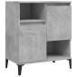 vidaXL Ντουλάπια 2 τεμ. Γκρι Σκυροδέματος 60x35x70 εκ. Επεξεργ. Ξύλο