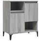 vidaXL Ντουλάπι 2 τεμ. Γκρι Sonoma 60x35x70 εκ. από Επεξεργασμένο Ξύλο