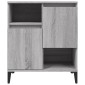 vidaXL Ντουλάπι 2 τεμ. Γκρι Sonoma 60x35x70 εκ. από Επεξεργασμένο Ξύλο