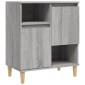 vidaXL Ντουλάπι 3 τεμ. Γκρι Sonoma 60x35x70 εκ. από Επεξεργασμένο Ξύλο