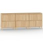vidaXL Ντουλάπια 3 τεμ. Sonoma Δρυς 60x35x70 εκ. Επεξεργασμένο Ξύλο