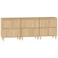 vidaXL Ντουλάπια 3 τεμ. Sonoma Δρυς 60x35x70 εκ. Επεξεργασμένο Ξύλο