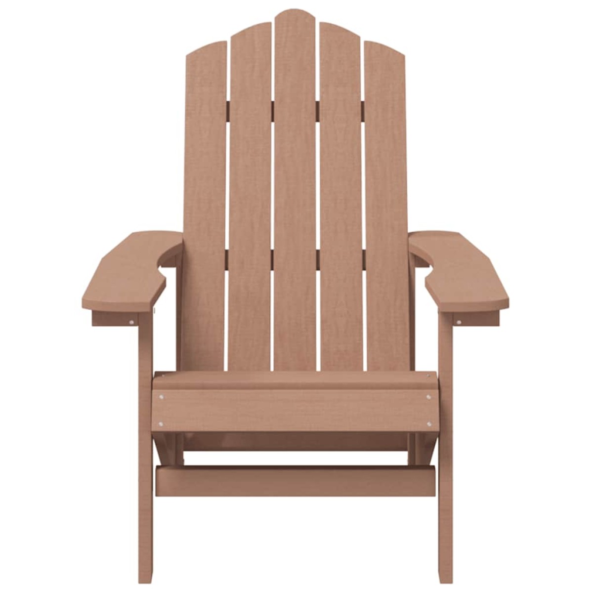 vidaXL Καρέκλα Κήπου Adirondack Καφέ από HDPE