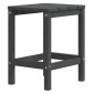 vidaXL Τραπέζι Κήπου Adirondack Ανθρακί 38 x 38 x 46 εκ. από HDPE