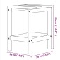 vidaXL Τραπέζι Κήπου Adirondack Γαλάζιο 38 x 38 x 46 εκ. από HDPE