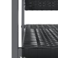 vidaXL Καρέκλες Κήπου 4 τεμ. Μαύρες 54x62,5x89 εκ. από Συνθετικό Ρατάν