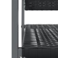 vidaXL Καρέκλες Κήπου 6 τεμ. Μαύρες 54x62,5x89 εκ. από Συνθετικό Ρατάν