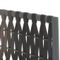 vidaXL Καρέκλες Κήπου με Μαξιλάρια 4 τεμ. Καφέ 54x61x83 εκ Συνθ. Ρατάν