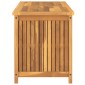 vidaXL Μπαούλο Κήπου 114 x 50 x 58 εκ. από Μασίφ Ξύλο Teak