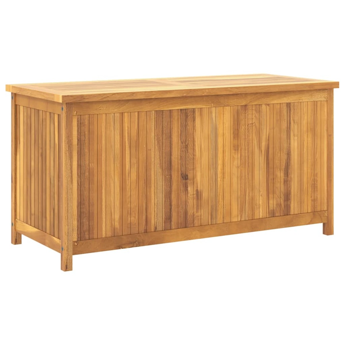 vidaXL Μπαούλο Κήπου 114 x 50 x 58 εκ. από Μασίφ Ξύλο Teak