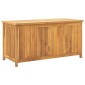 vidaXL Μπαούλο Κήπου 114 x 50 x 58 εκ. από Μασίφ Ξύλο Teak