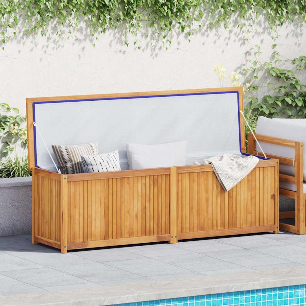 vidaXL Μπαούλο Κήπου 175 x 50 x 55 εκ. από Μασίφ Ξύλο Teak
