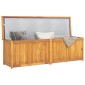 vidaXL Μπαούλο Κήπου 175 x 50 x 55 εκ. από Μασίφ Ξύλο Teak