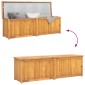 vidaXL Μπαούλο Κήπου 175 x 50 x 55 εκ. από Μασίφ Ξύλο Teak