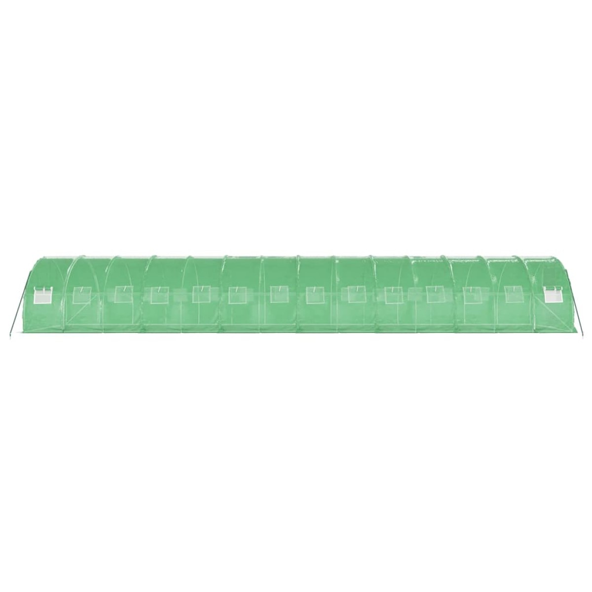 vidaXL Θερμοκήπιο Πράσινο 42 μ² 14 x 3 x 2 μ. με Ατσάλινο Πλαίσιο