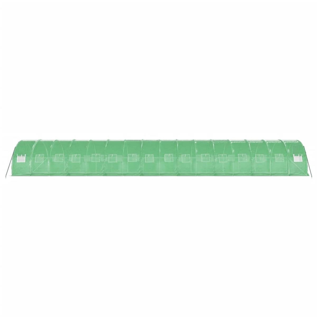 vidaXL Θερμοκήπιο Πράσινο 48 μ² 16 x 3 x 2 μ. με Ατσάλινο Πλαίσιο