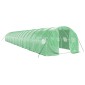vidaXL Θερμοκήπιο Πράσινο 54 μ² 18 x 3 x 2 μ. με Ατσάλινο Πλαίσιο