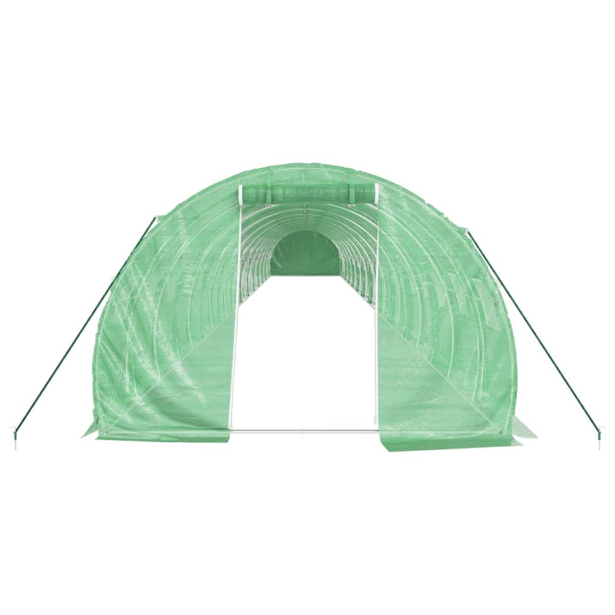 vidaXL Θερμοκήπιο Πράσινο 72 μ² 24 x 3 x 2 μ. με Ατσάλινο Πλαίσιο