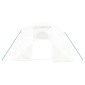 vidaXL Θερμοκήπιο Λευκό 54 μ² 18 x 3 x 2 μ. με Ατσάλινο Πλαίσιο