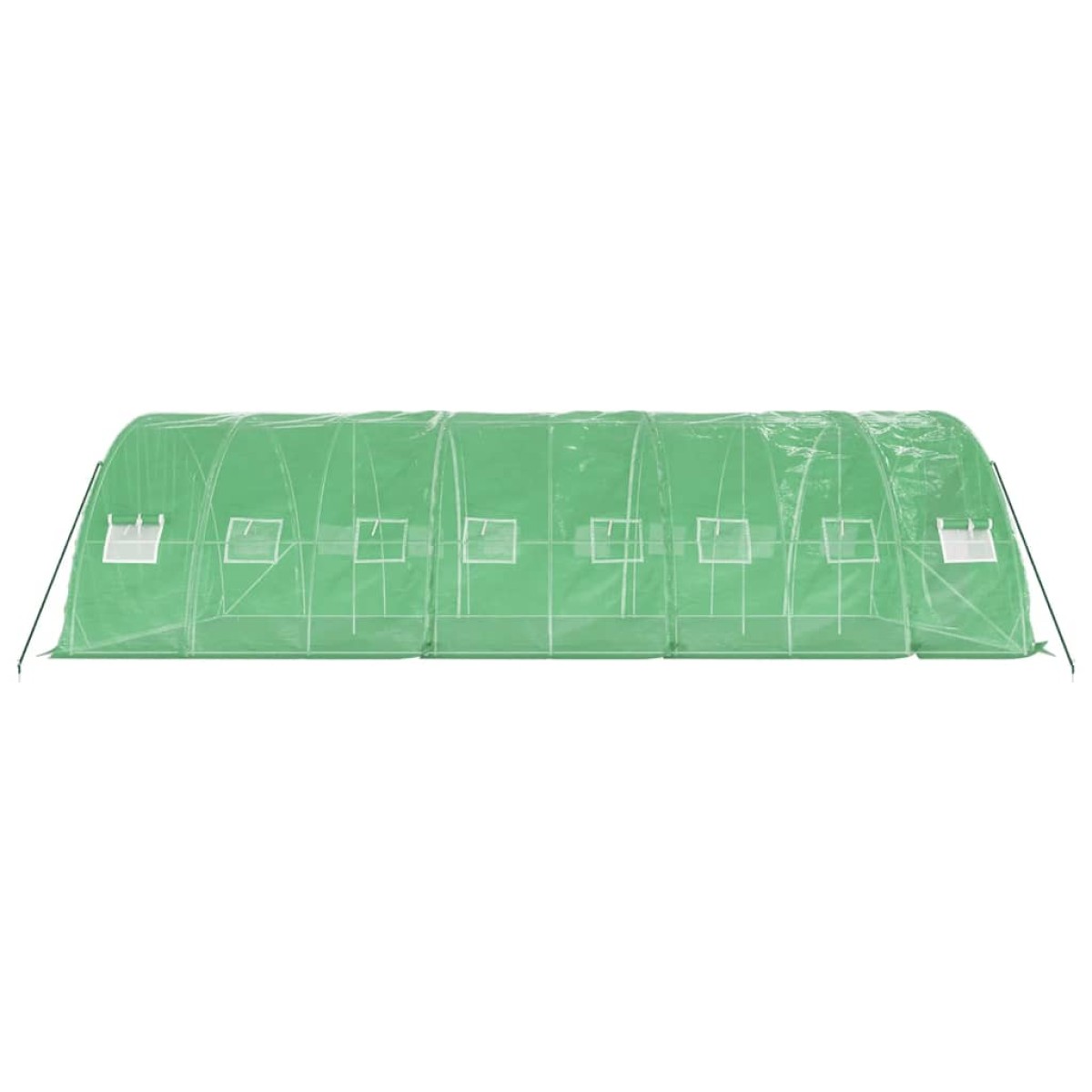 vidaXL Θερμοκήπιο Πράσινο 40 μ² 8 x 5 x 2,3 μ. με Ατσάλινο Πλαίσιο