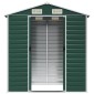 vidaXL Αποθήκη Κήπου Πράσινη 191x130x198 εκ. Γαλβανισμένο Ατσάλι