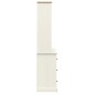 vidaXL Βιτρίνα VIGO Λευκή 78 x 40 x 175 εκ. από Μασίφ Ξύλο Πεύκου