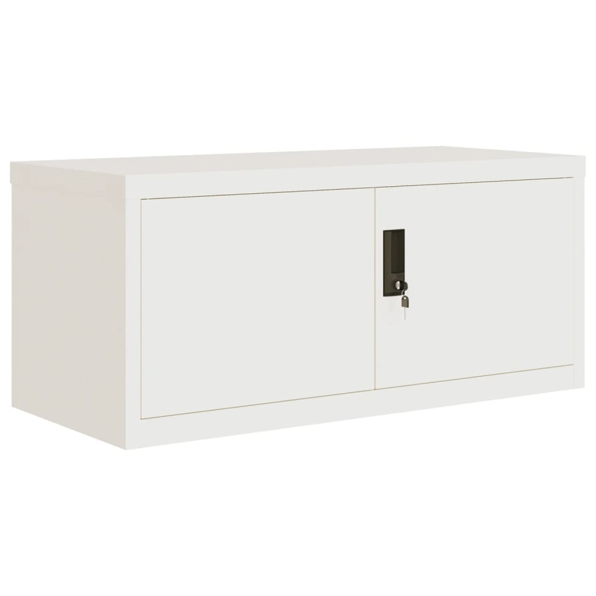 vidaXL Αρχειοθήκη Λευκή 90 x 40 x 240 εκ. Ατσάλινη