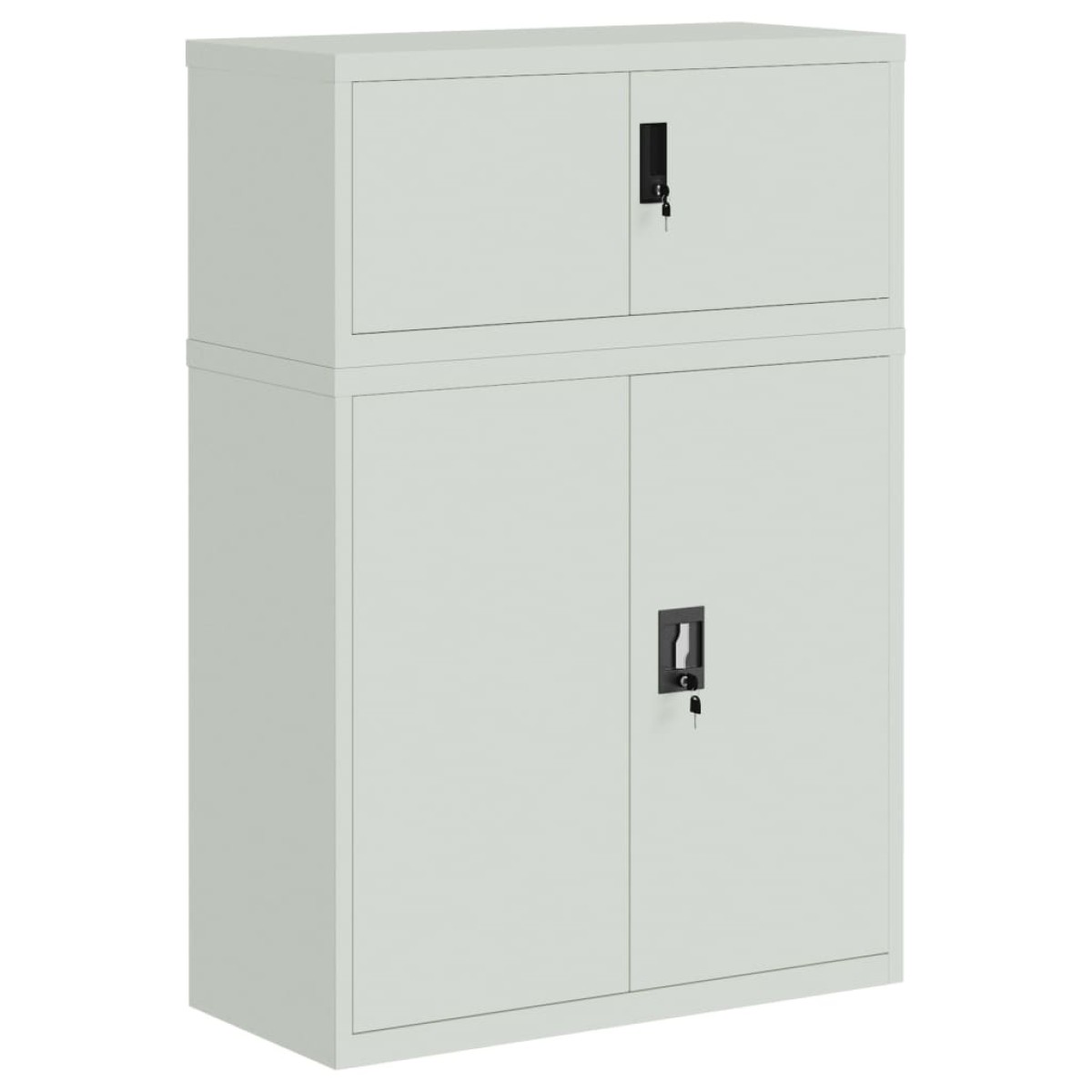 vidaXL Αρχειοθήκη Αν. Γκρι 90 x 40 x 130 εκ. Ατσάλινη