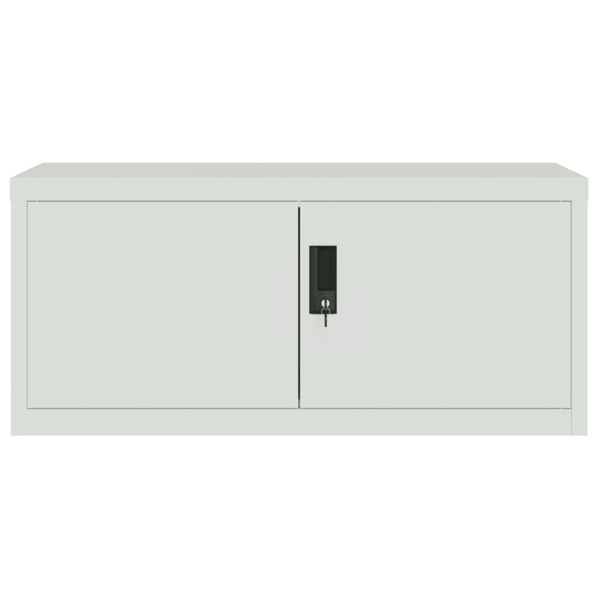 vidaXL Αρχειοθήκη Αν. Γκρι 90 x 40 x 130 εκ. Ατσάλινη