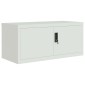 vidaXL Αρχειοθήκη Αν. Γκρι 90 x 40 x 145 εκ. Ατσάλινη