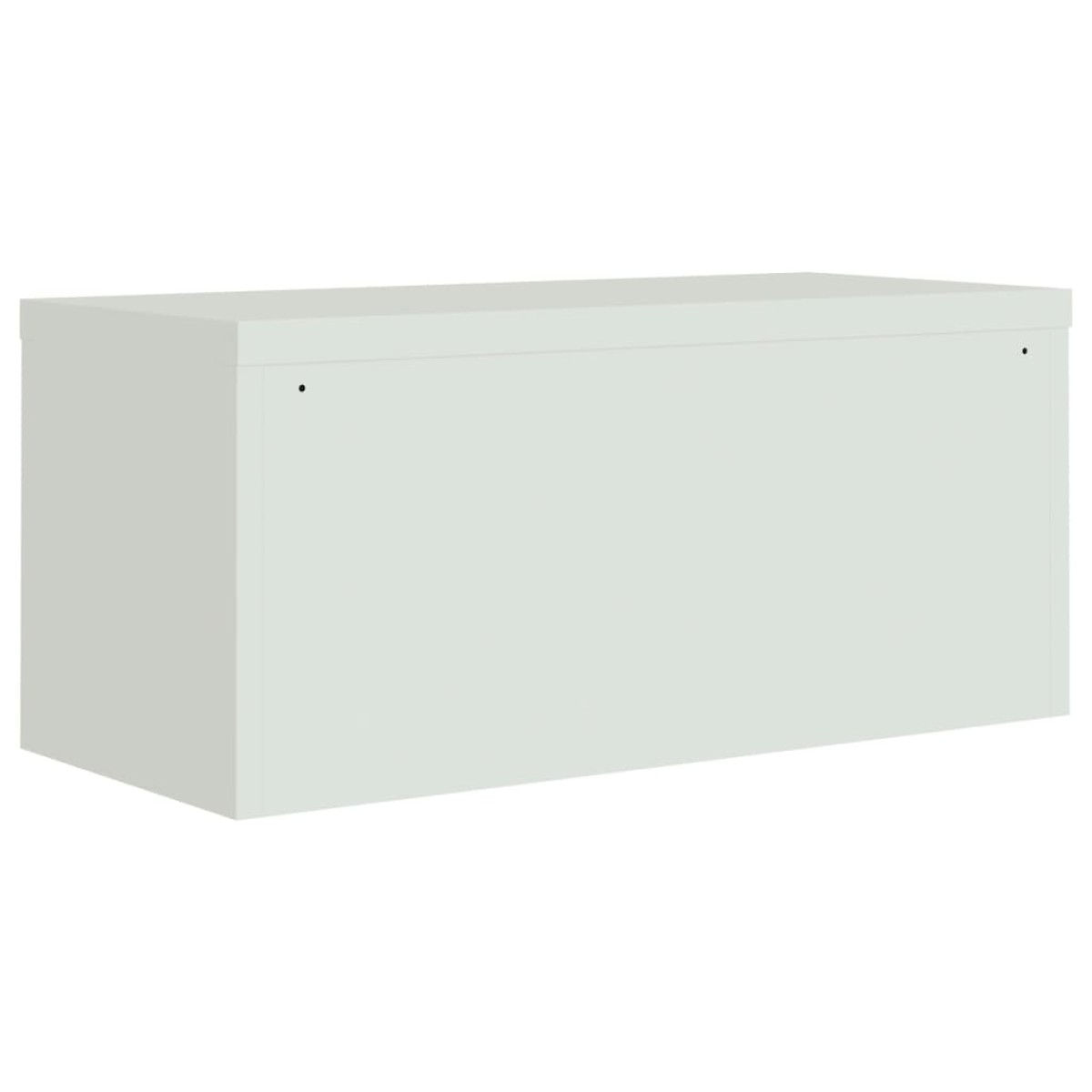 vidaXL Αρχειοθήκη Αν. Γκρι 90 x 40 x 180 εκ. Ατσάλινη