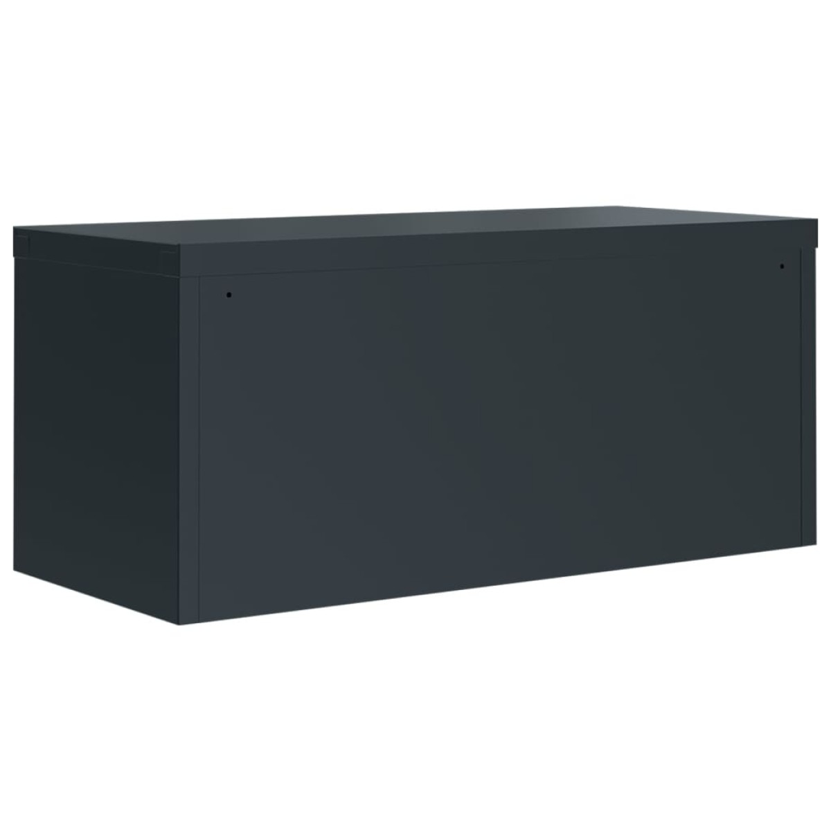 vidaXL Αρχειοθήκη Ανθρακί 90 x 40 x 130 εκ. Ατσάλινη