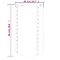 vidaXL Ζαρντινιέρα Ανθρακί 40x40x68 εκ Ατσάλι με Ηλεκτρ. Βαφή Πούδρας
