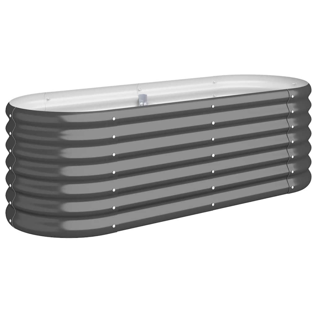vidaXL Ζαρντινιέρα Ανθρακί 114x40x36 εκ Ατσάλι με Ηλεκτρ. Βαφή Πούδρας