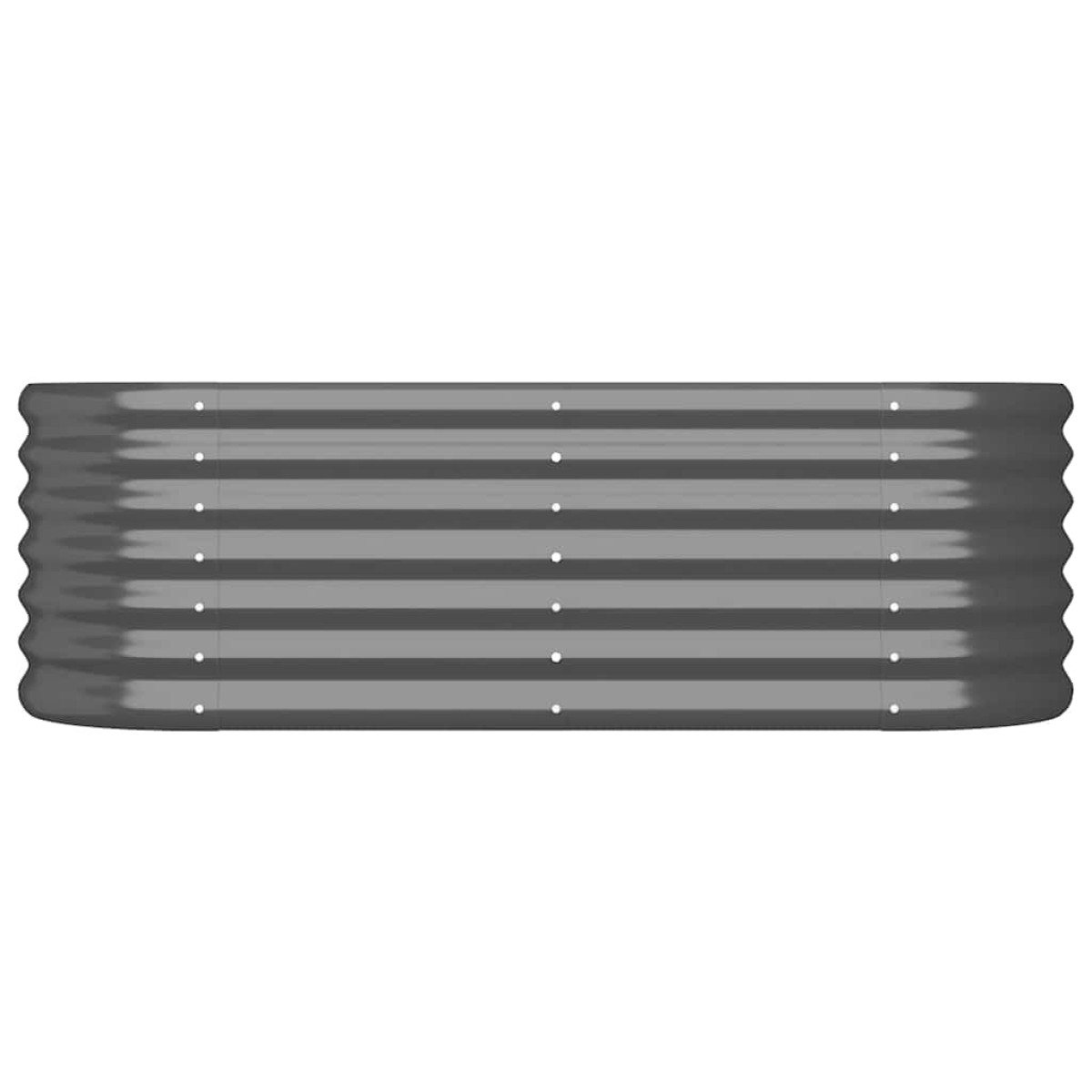 vidaXL Ζαρντινιέρα Ανθρακί 114x40x36 εκ Ατσάλι με Ηλεκτρ. Βαφή Πούδρας