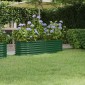 vidaXL Ζαρντινιέρα Πράσινη 152x40x36 εκ Ατσάλι με Ηλεκτρ. Βαφή Πούδρας