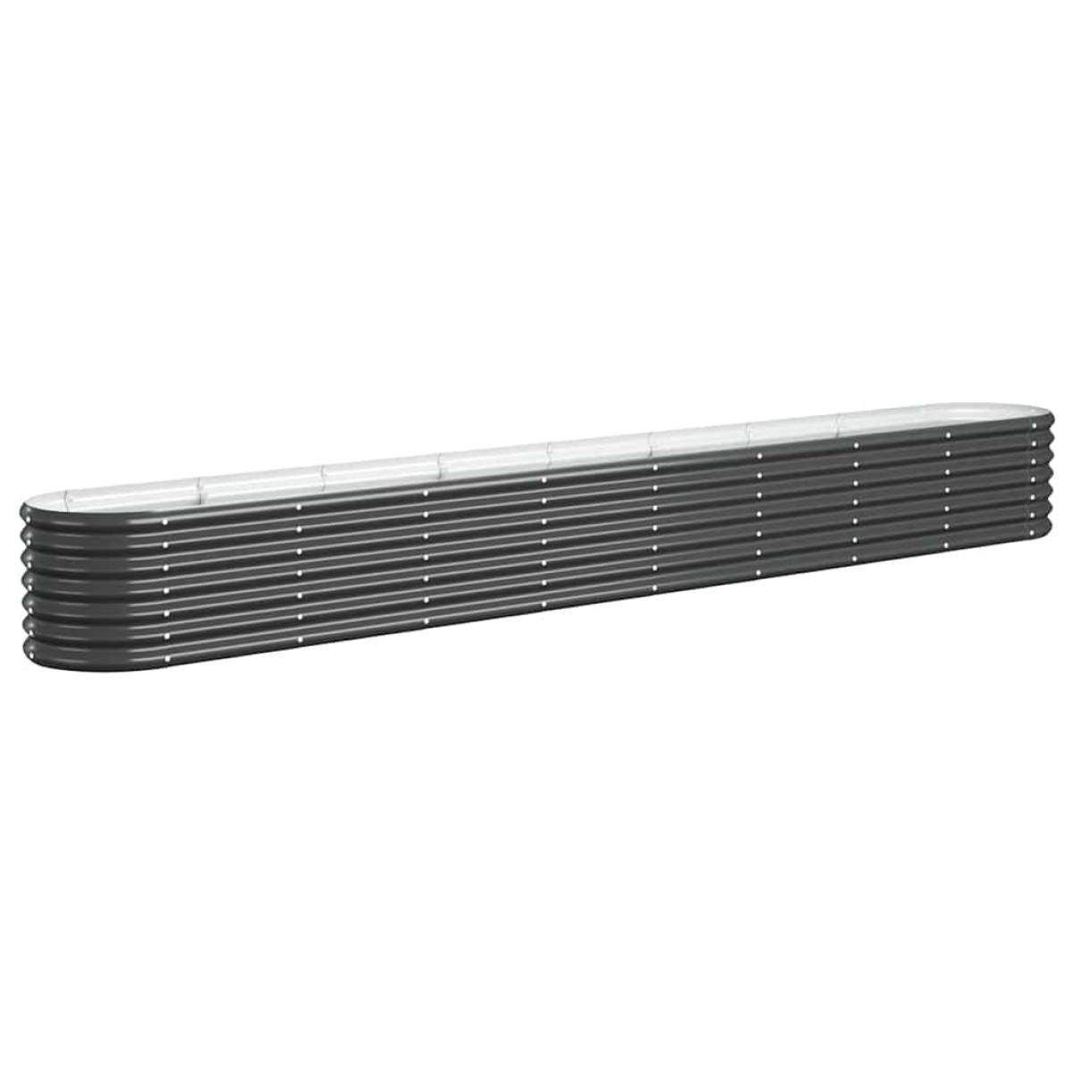 vidaXL Ζαρντινιέρα Ανθρακί 332x40x36 εκ Ατσάλι με Ηλεκτρ. Βαφή Πούδρας