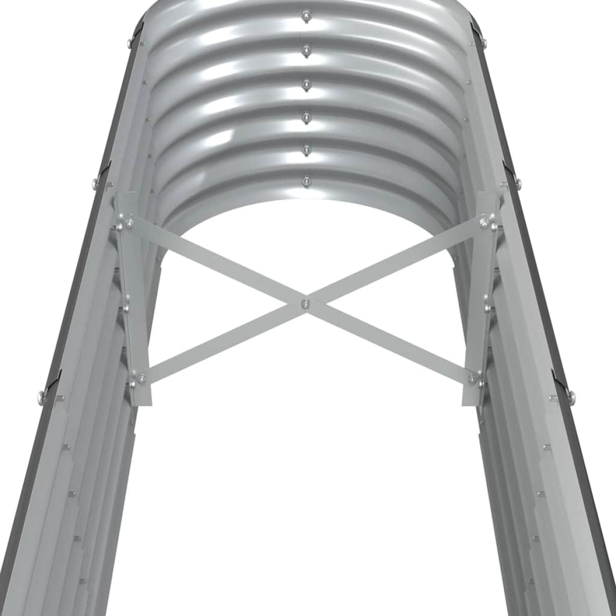 vidaXL Ζαρντινιέρα Ανθρακί 332x40x36 εκ Ατσάλι με Ηλεκτρ. Βαφή Πούδρας
