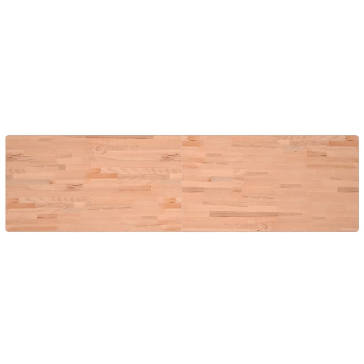vidaXL Πάγκος Εργασίας 200x55x81,5εκ. από Μασίφ Ξύλο Οξιάς και Μέταλλο
